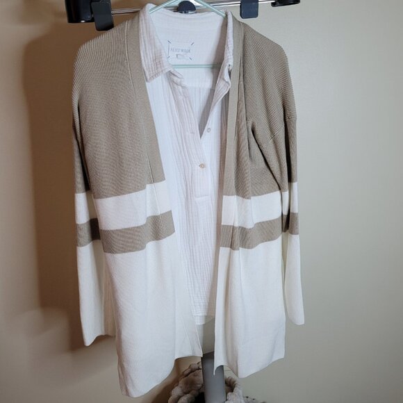 Splendid Octavia Open Front Block Striped Cardigan Set - Picture 5 of 16